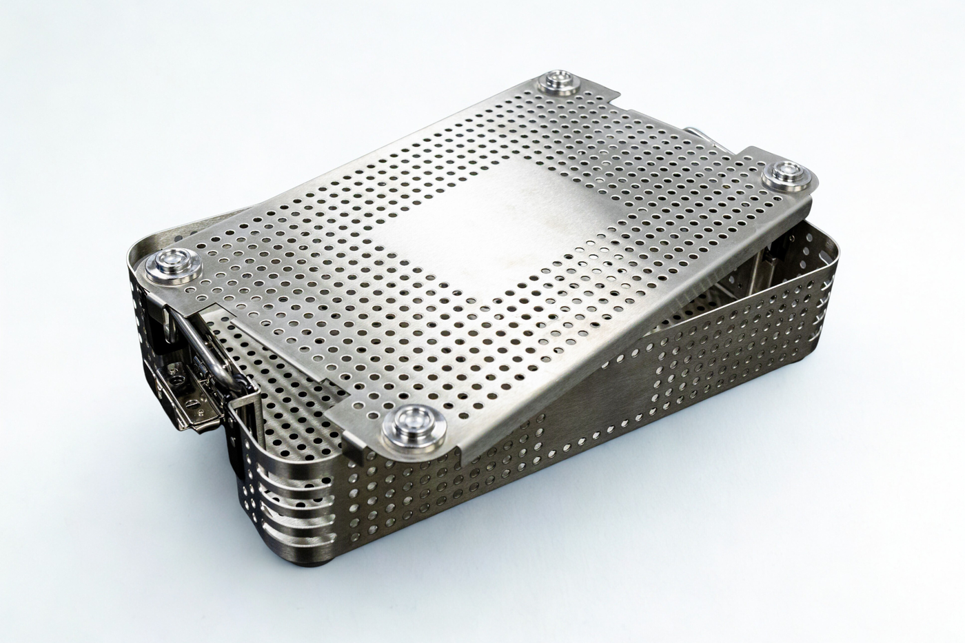 Arcamed Exclusive All Riveted Construction Custom Stainless Sterilization Case-Tray System 